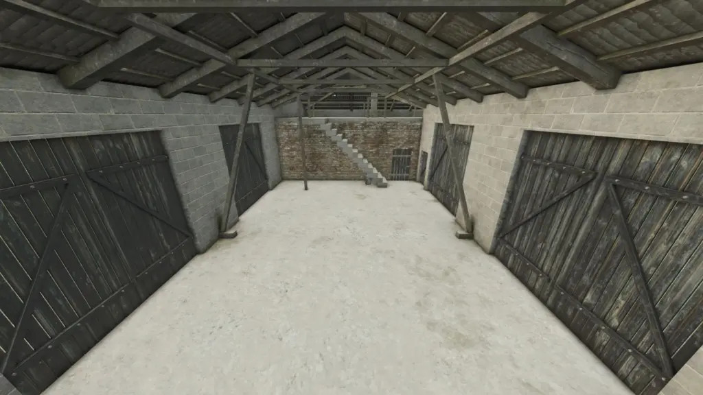 Farm Building With Cows