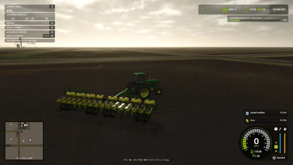 John Deere 16r30 Planter