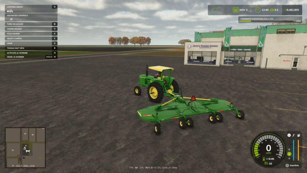 John Deere HX20 Mower