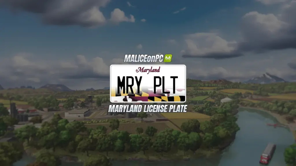 Maryland License Plate