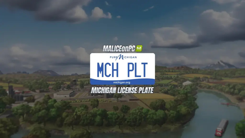 Michigan License Plate