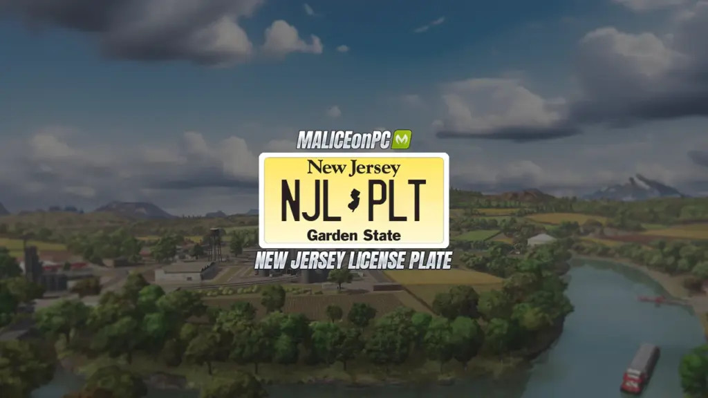 New Jersey License Plate