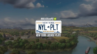 New York License Plate