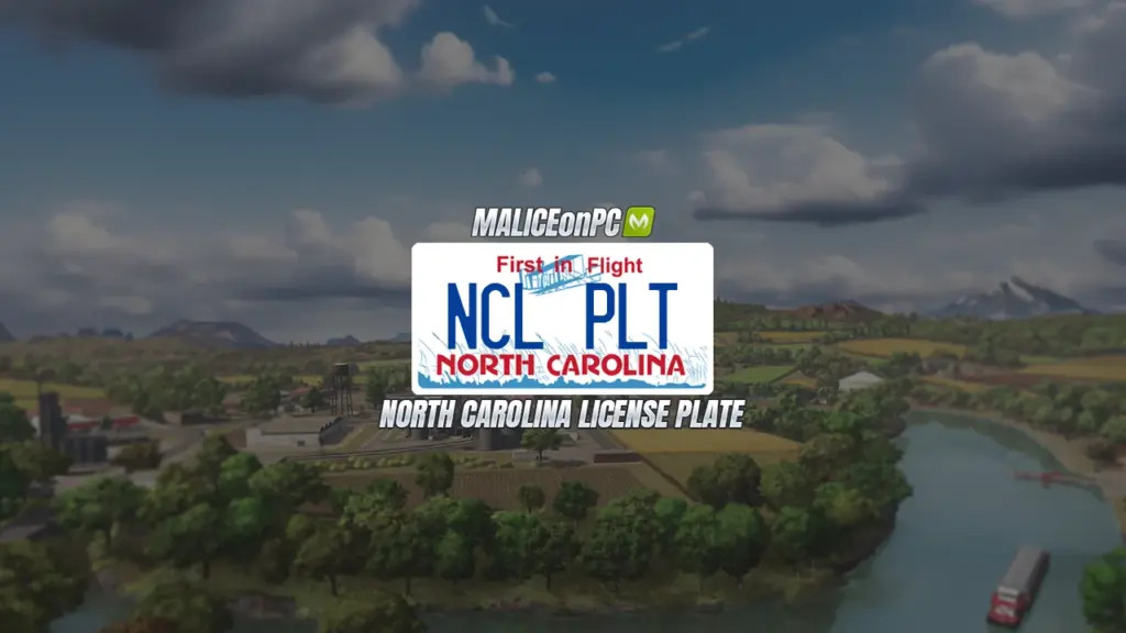 North Carolina License Plate