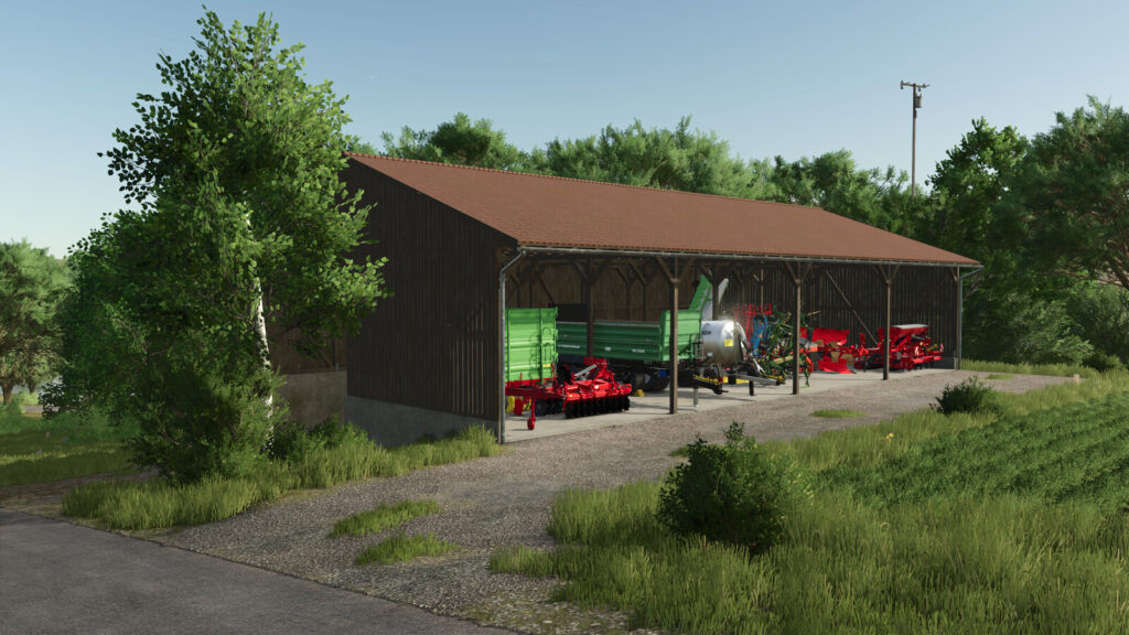 Roofed Bunker Silo & Wood Chip Storage