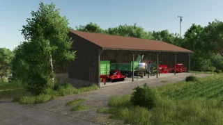 Roofed Bunker Silo & Wood Chip Storage