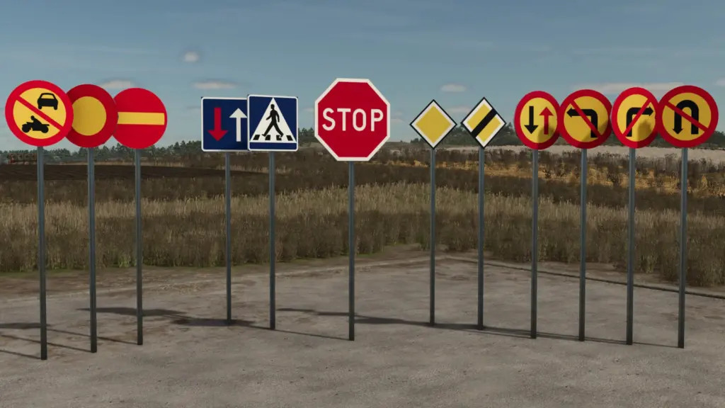 Swedish Road Sign Pack Placeable