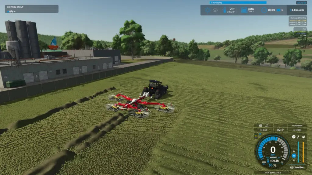 Windrower Tedders