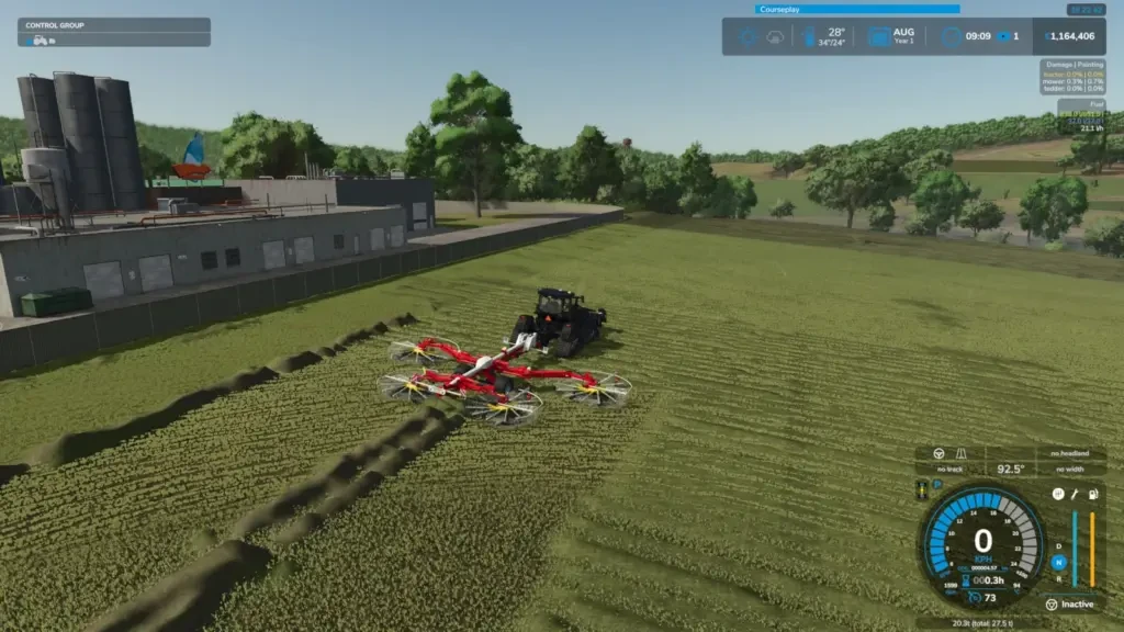 Windrower Tedders
