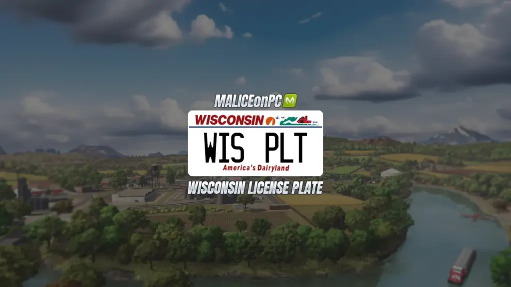 Wisconsin License Plate