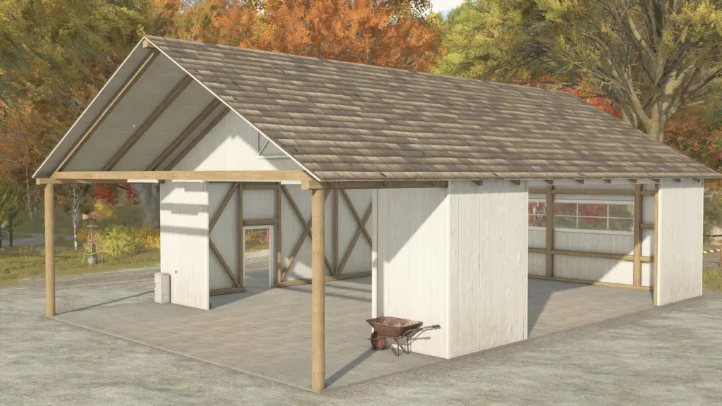 Wooden Open Barn