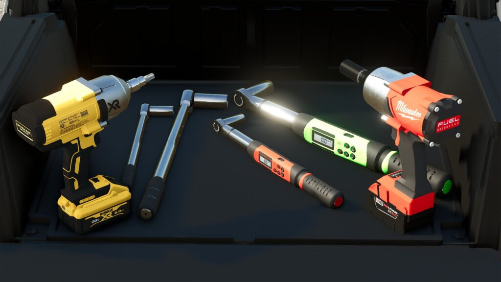 Dewalt and Milwaukee Impact Drills + Torque Wrench’s