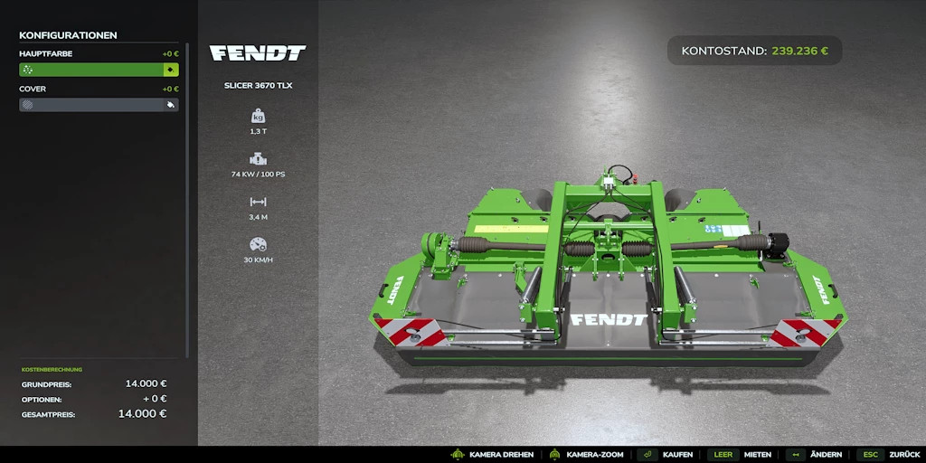 FENDT SLICER MÄHWERK PACK
