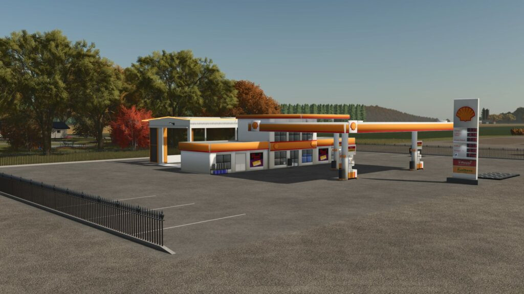 Gas station with car wash V Beta