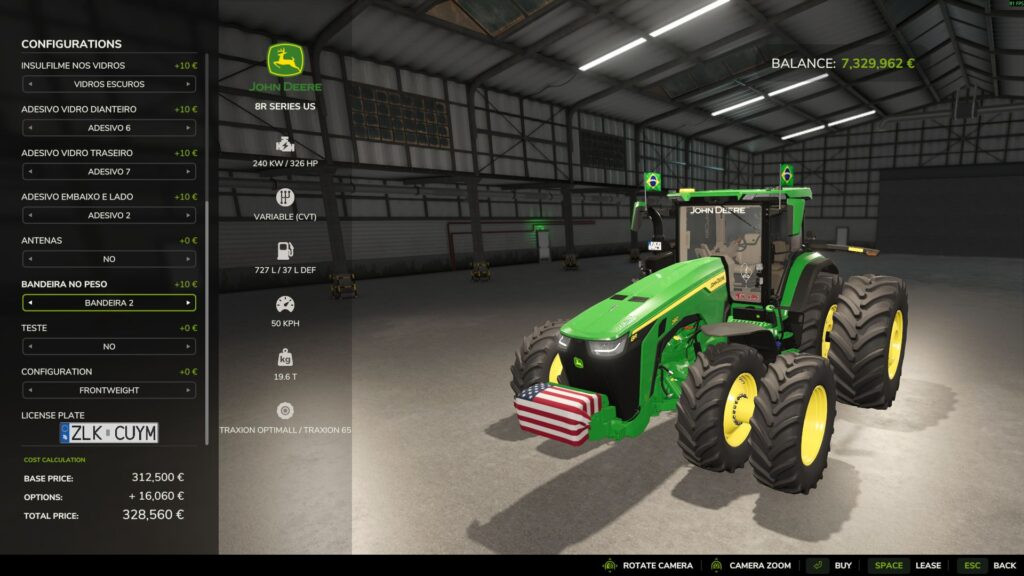 John Deere 8R BR