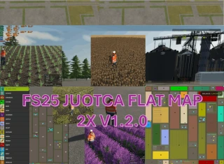 Juotca Flat Map 2X