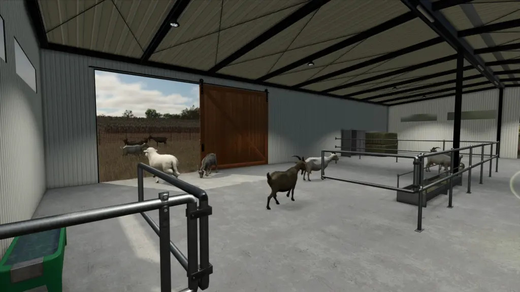 Modern Metal Sheep Barn