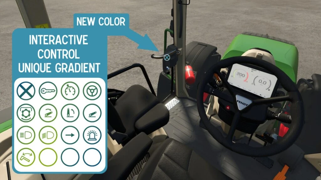 New Interactive Control icons color