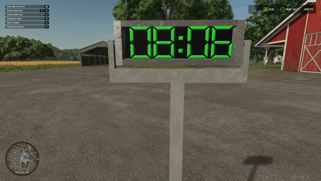 Placeable Clock