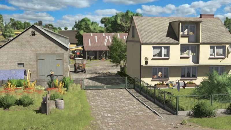Polish Farm with Machines