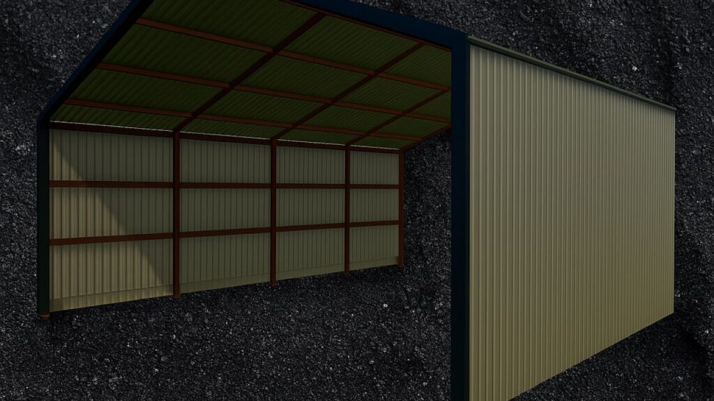 Pull Through Shed