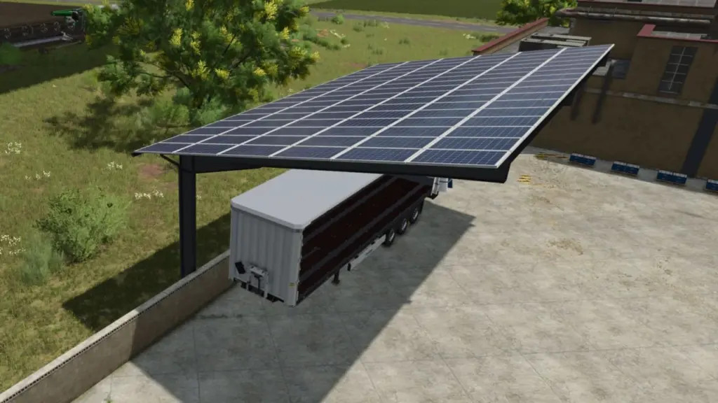 Shed With Solar Roof