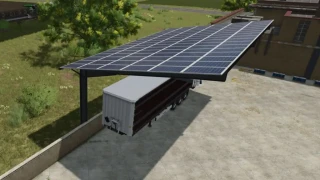 Shed With Solar Roof