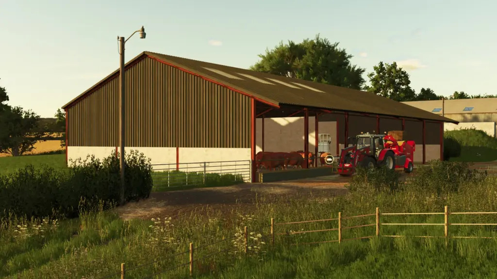 UK Cattleshed with Storage