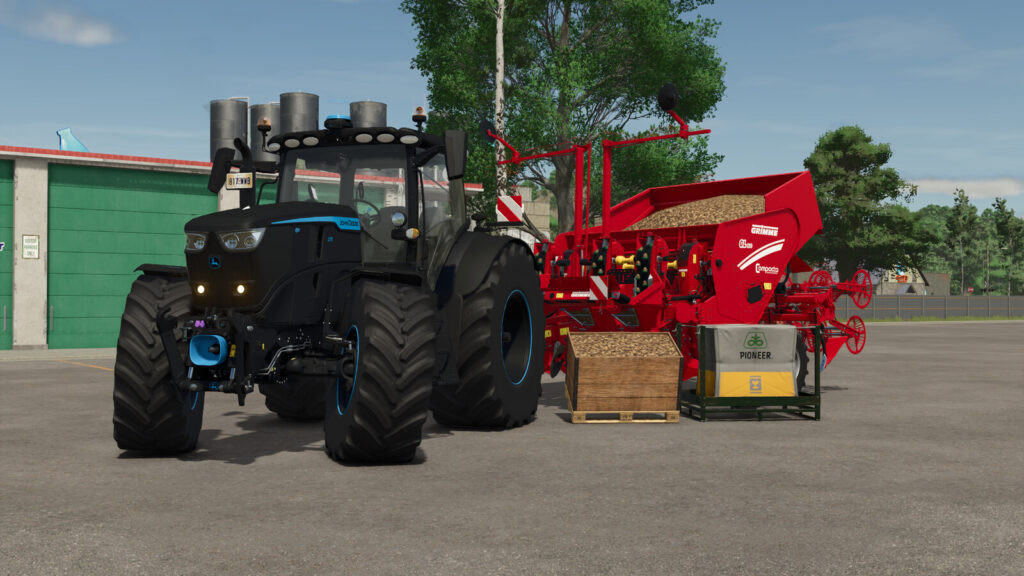 Unload Potato Seeders