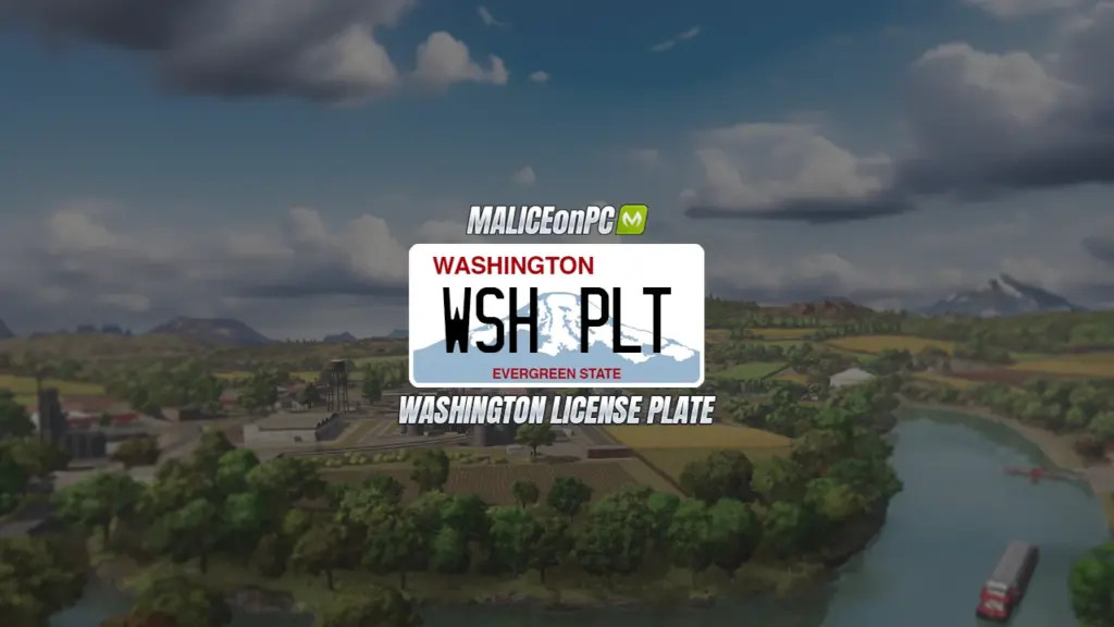 Washington License Plate