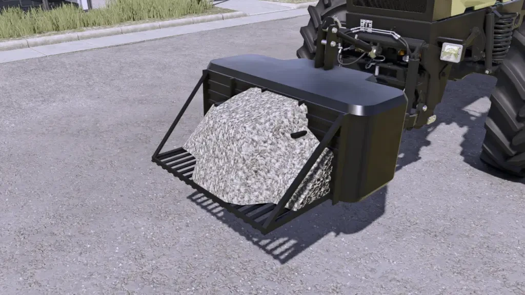 Lizard 1050KG front and rear weight