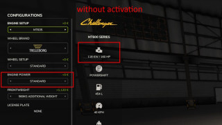 Adjustable Engine Power