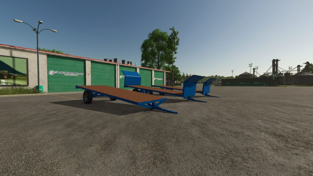 Artisanal flatbed trailer