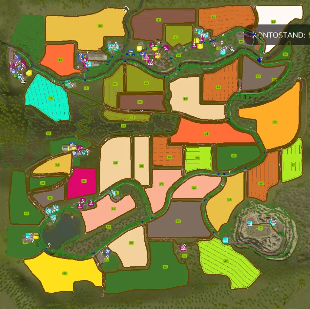 AutoDrive for the map Bergblick