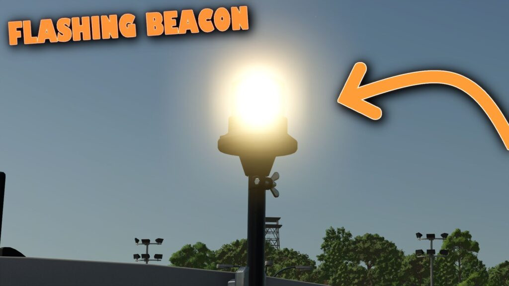 Beacon that flashes