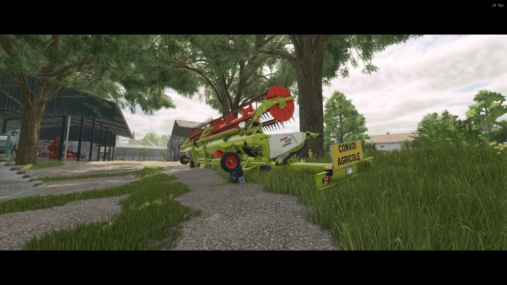 Claas cutter bar trailer