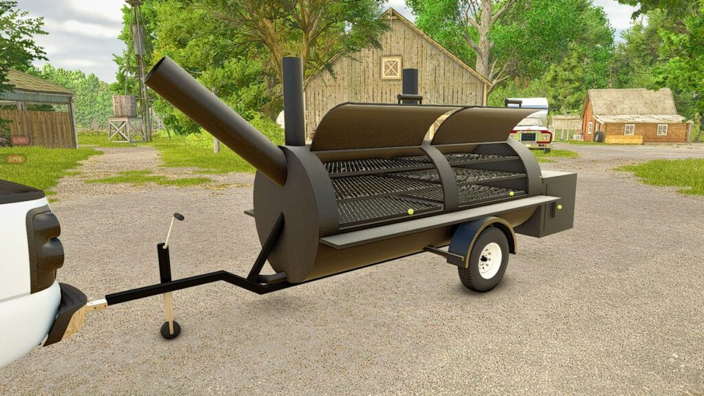 Custom BBQ Pit Trailer