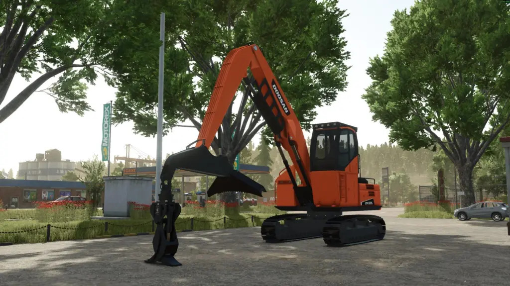 Doosan with heel