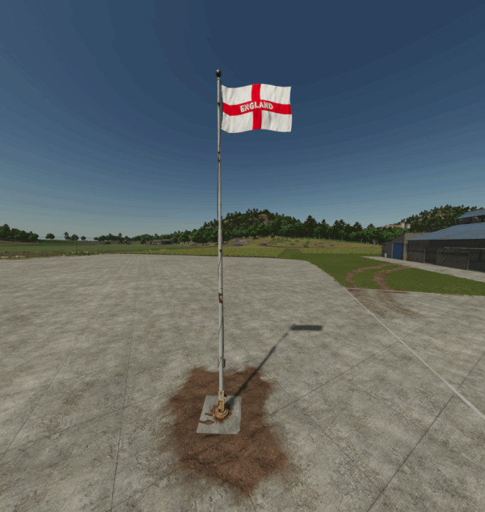 ENGLAND FLAG POLE