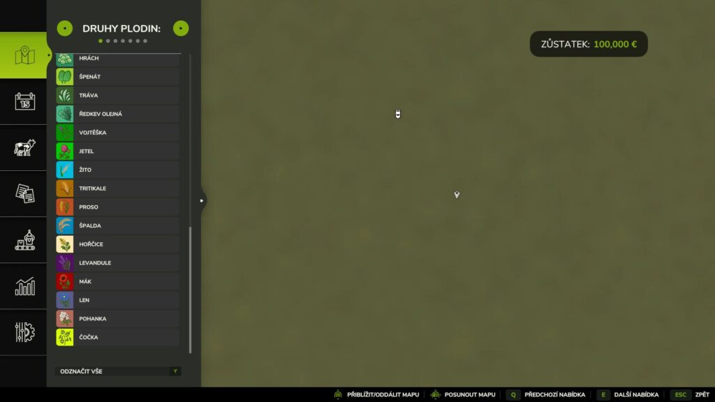 Empty multifruit map