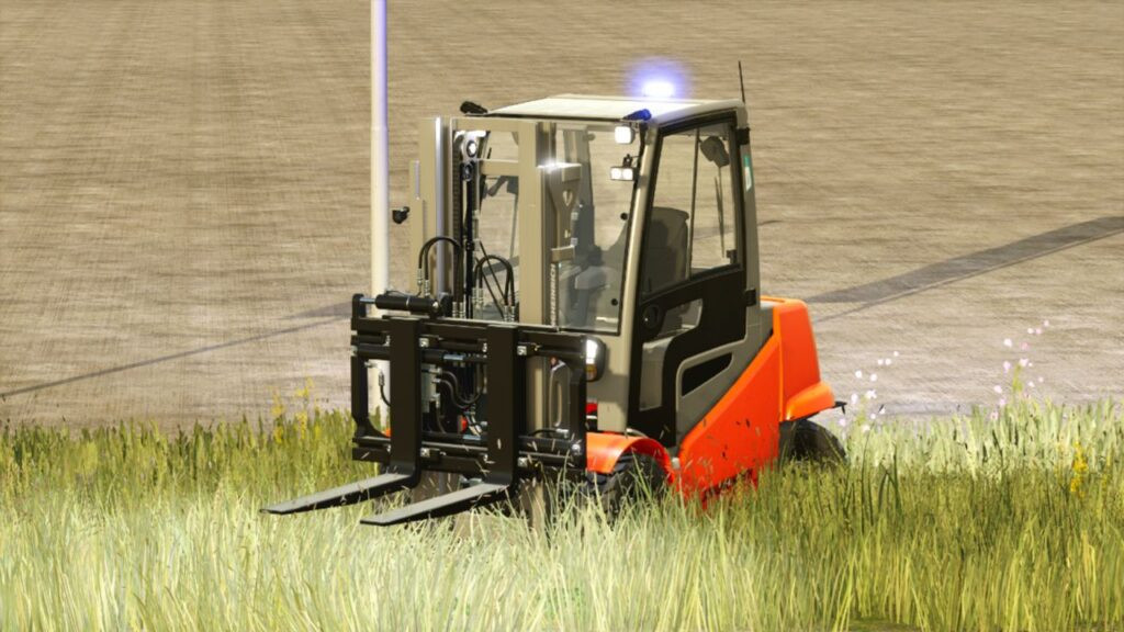 Fire brigade forklift