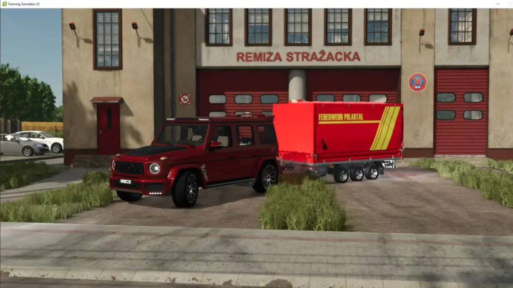 Fire department trailer