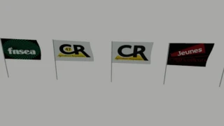 French agricultural flags (Prefab)