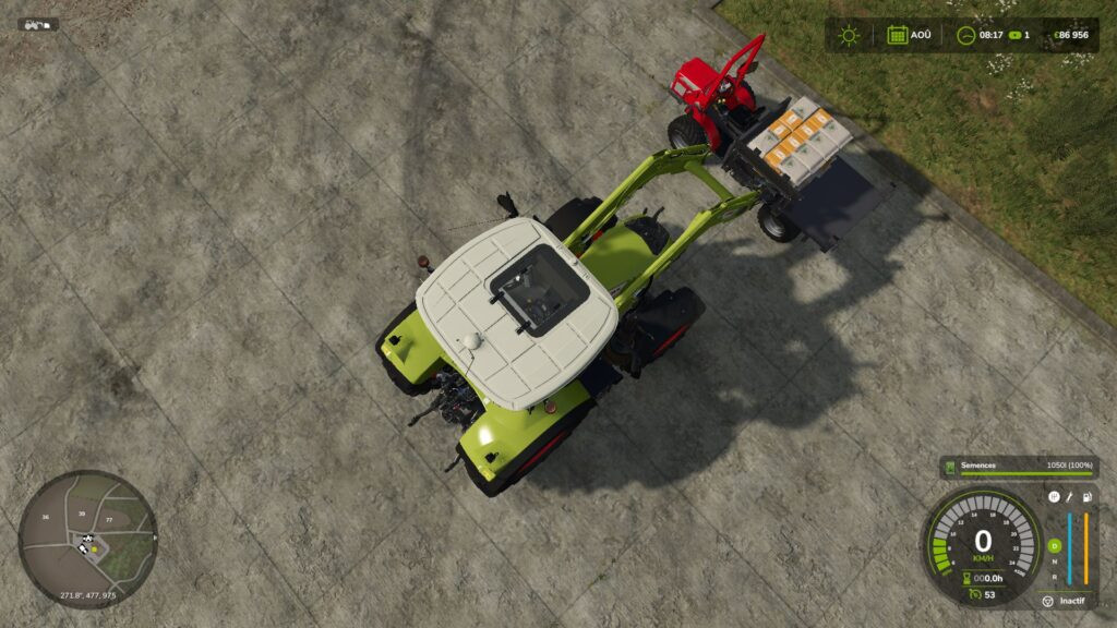 Front loaders with side shifting