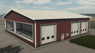 Garage With Large Windows
