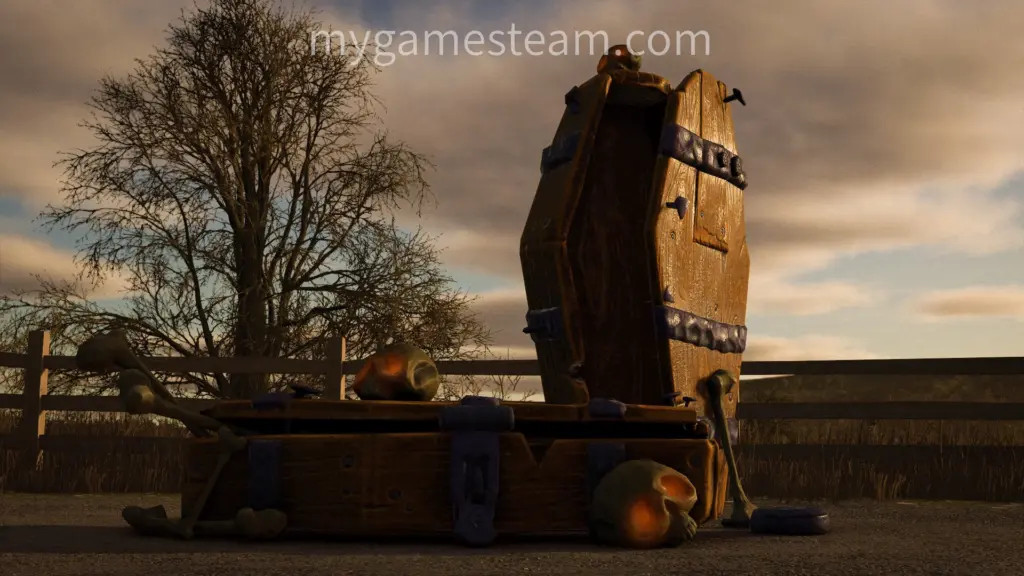 Halloween Spooky Coffin