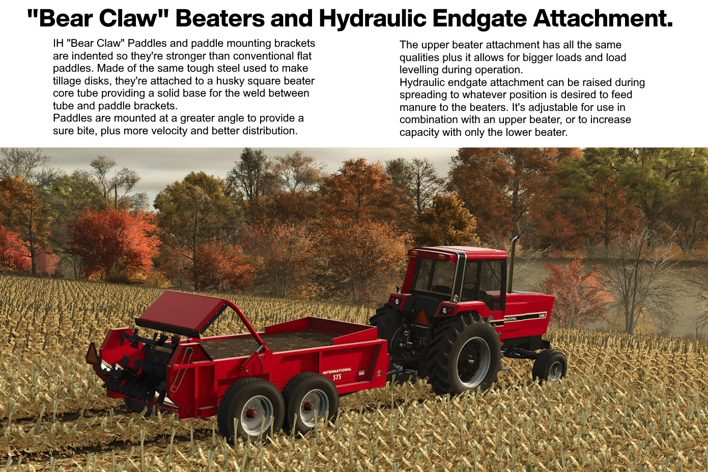 International 500 Series Manure Spreader