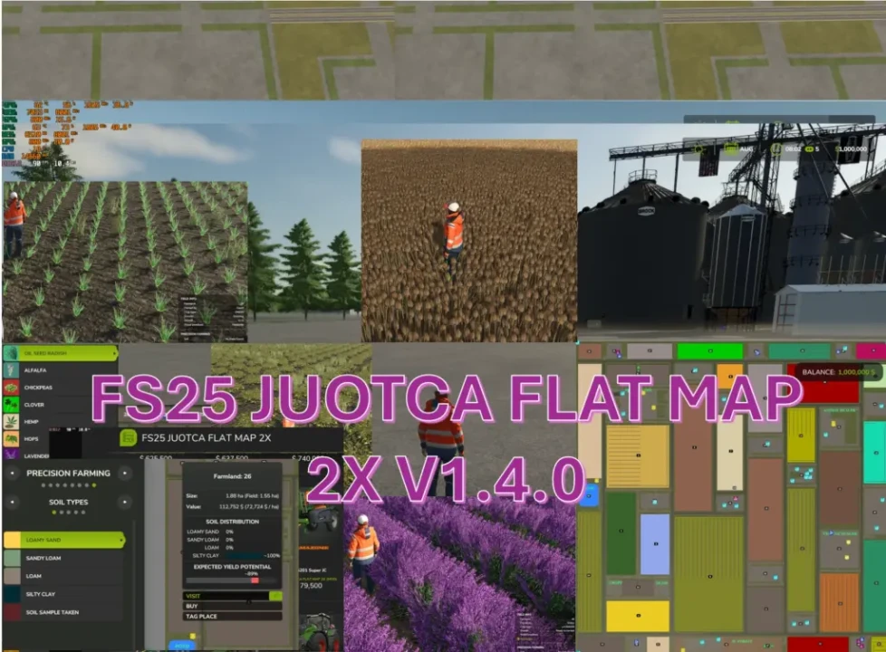 Juotca Flat Map 2X