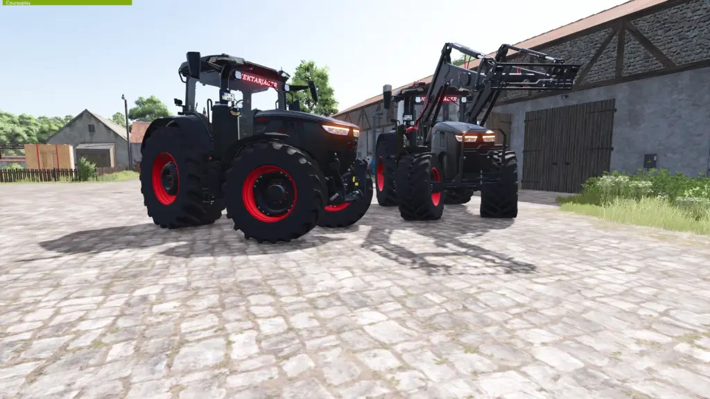 John Deere Multicolor with front loader