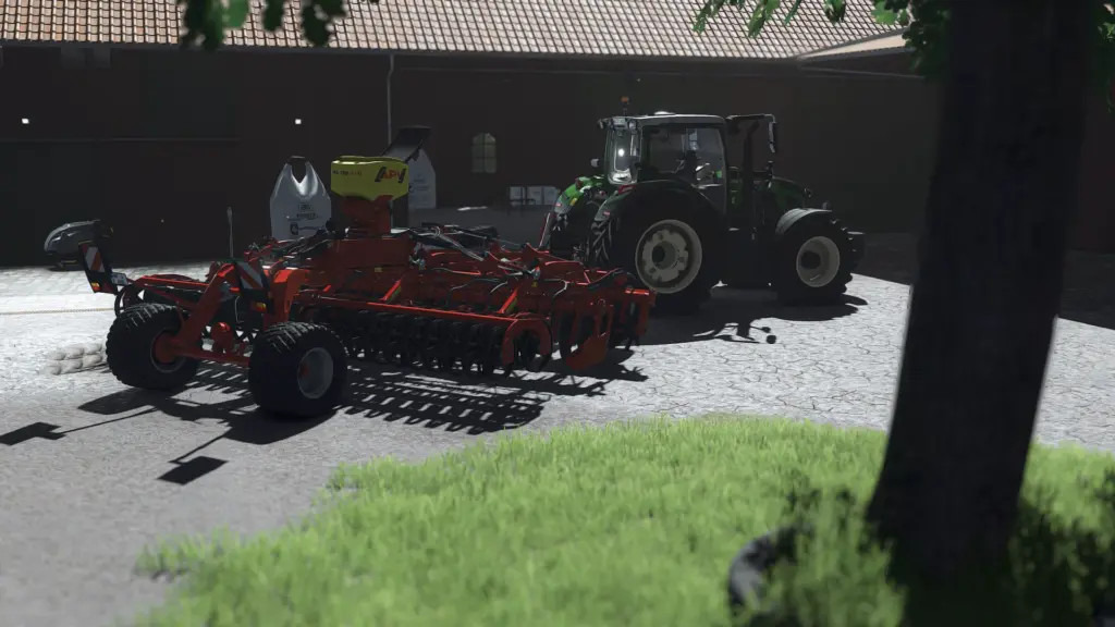 Kverneland Qualidisc Pro 6001T + APV-Streuer